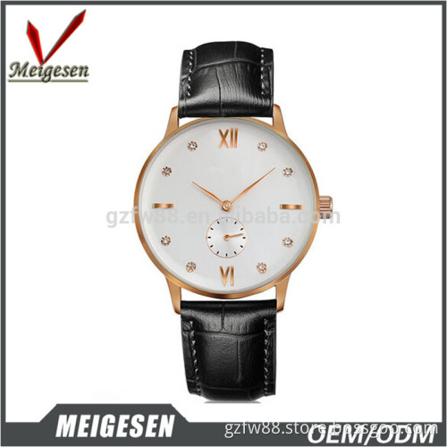 genuine leather strap roman japan miyota movement latest watch